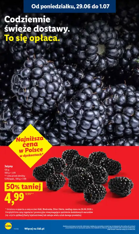 Lidl - gazetka promocyjna Oferta od poniedziałku od poniedziałku 29.06 do środy 01.07 - strona 8
