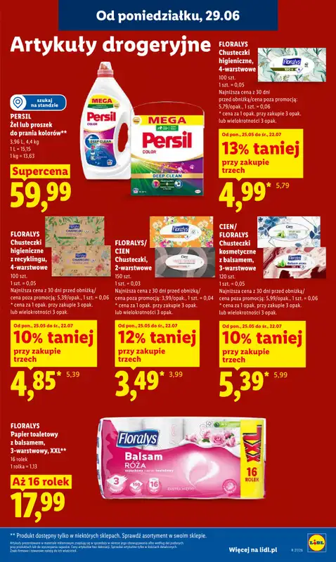 Lidl - gazetka promocyjna Oferta od poniedziałku od poniedziałku 29.06 do środy 01.07 - strona 81