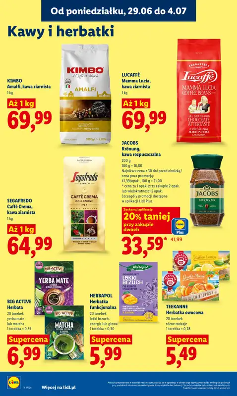 Lidl - gazetka promocyjna Oferta od poniedziałku od poniedziałku 29.06 do środy 01.07 - strona 74