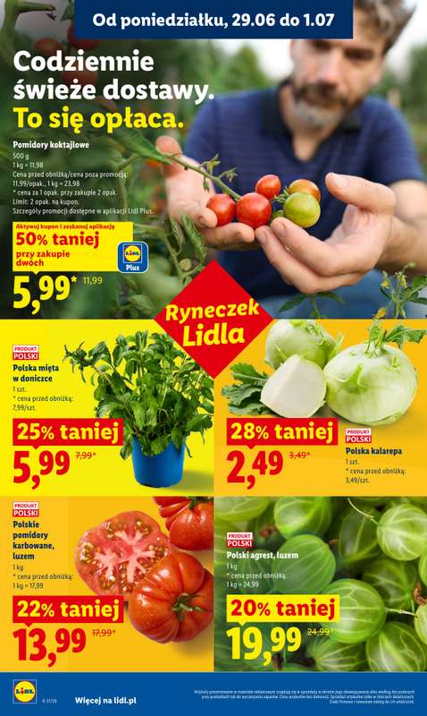 Lidl - gazetka promocyjna Oferta od poniedziałku od poniedziałku 29.06 do środy 01.07 - strona 32