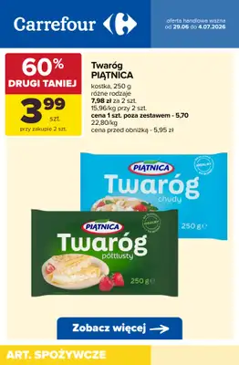 Carrefour - gazetka promocyjna Produkty na kanapki od poniedziałku 29.06 do soboty 04.07 - strona 9