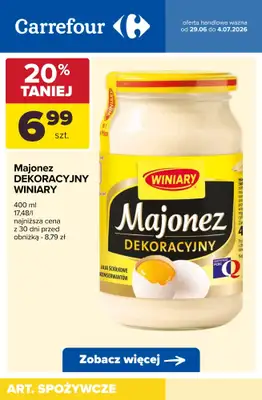 Carrefour - gazetka promocyjna Produkty na kanapki od poniedziałku 29.06 do soboty 04.07 - strona 2