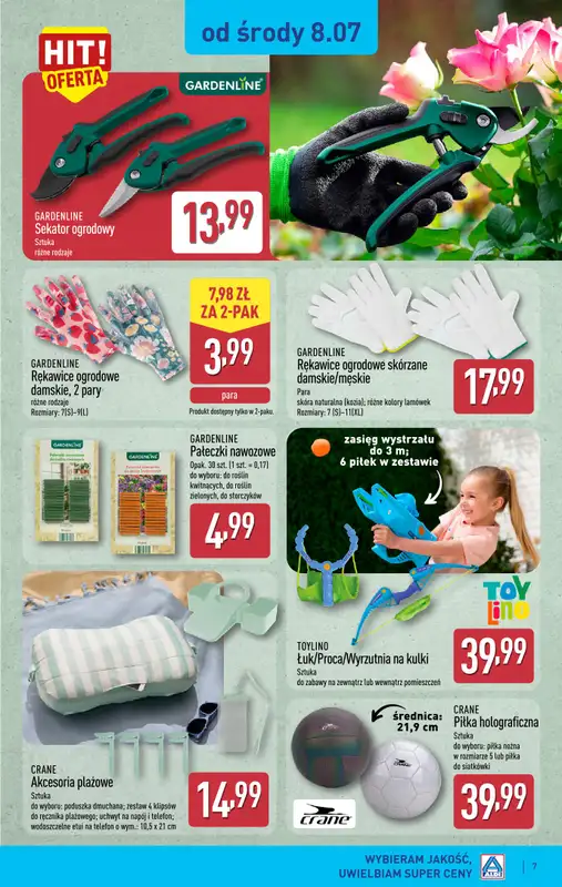 Aldi - gazetka promocyjna Aldi ma to coś! od środy 08.07 do soboty 11.07 - strona 7