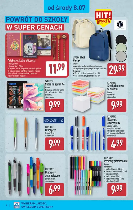 Aldi - gazetka promocyjna Aldi ma to coś! od środy 08.07 do soboty 11.07 - strona 4