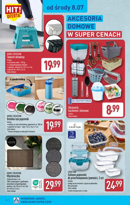 Aldi - gazetka promocyjna Aldi ma to coś! od środy 08.07 do soboty 11.07 - strona 8