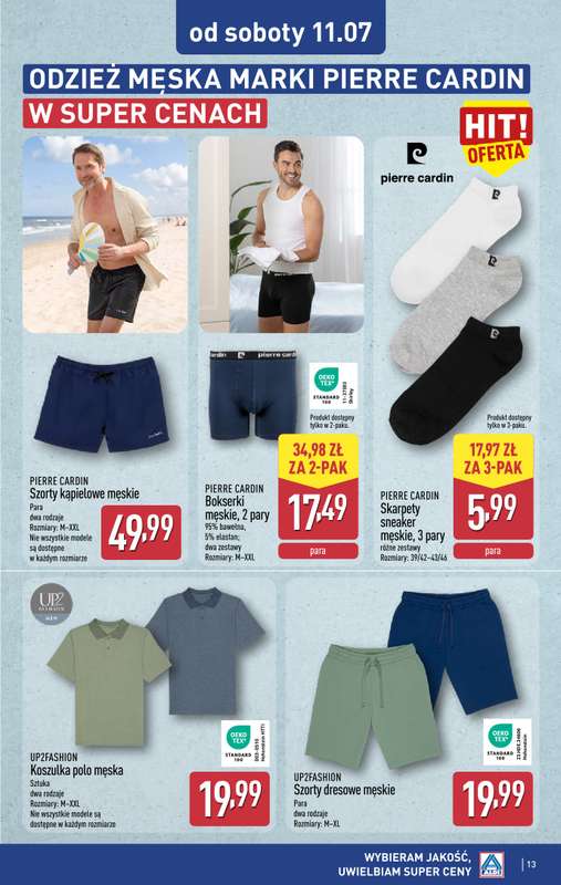 Aldi - gazetka promocyjna Aldi ma to coś! od środy 08.07 do soboty 11.07 - strona 13