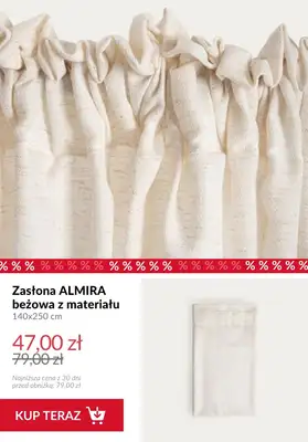 Homla - gazetka promocyjna Do -50% tekstylia do salonu od poniedziałku 29.06  - strona 8