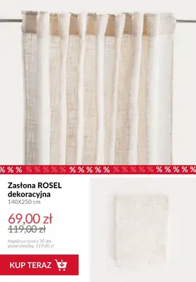 Homla - gazetka promocyjna Do -50% tekstylia do salonu od poniedziałku 29.06  - strona 5