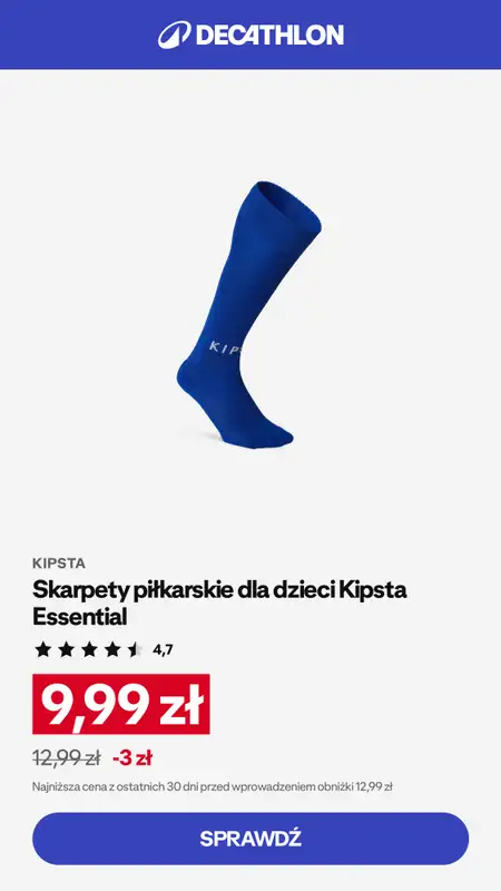 Decathlon - gazetka promocyjna Piłka nożna - Najlepsze okazje! od wtorku 30.06 do niedzieli 12.07 - strona 4