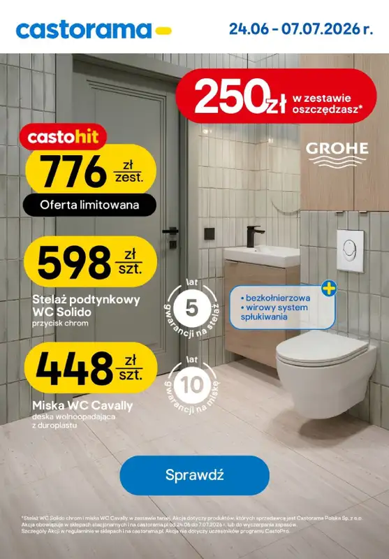 Castorama - gazetka promocyjna Najlepsze oferty od poniedziałku 29.06 do wtorku 07.07 - strona 9