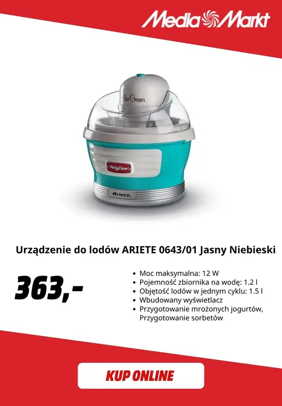 Media Markt - gazetka promocyjna Maszynki do lodów od poniedziałku 29.06 do wtorku 07.07 - strona 2