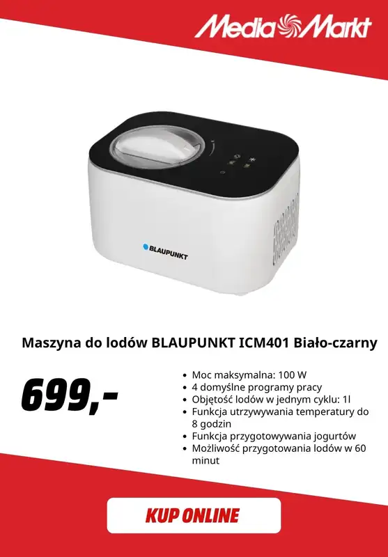 Media Markt - gazetka promocyjna Maszynki do lodów od poniedziałku 29.06 do wtorku 07.07 - strona 5