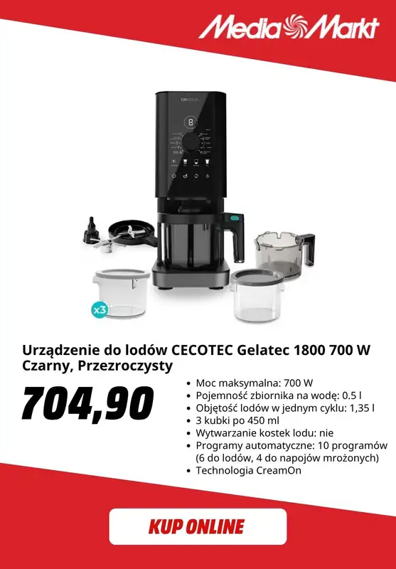 Media Markt - gazetka promocyjna Maszynki do lodów od poniedziałku 29.06 do wtorku 07.07 - strona 6