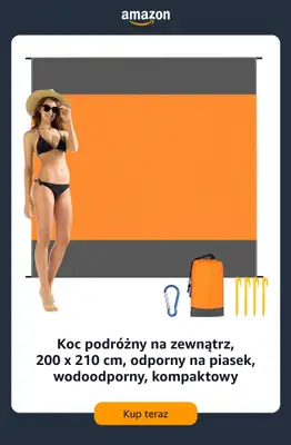 Amazon - gazetka promocyjna Niezbędnik plażowy od poniedziałku 29.06  - strona 4