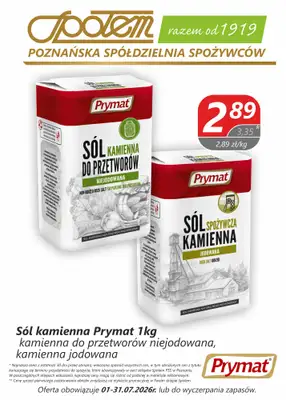 Społem - Blisko i Korzystnie - gazetka promocyjna Plakaty promocyjne PSS Poznań od środy 01.07 do piątku 31.07 - strona 2