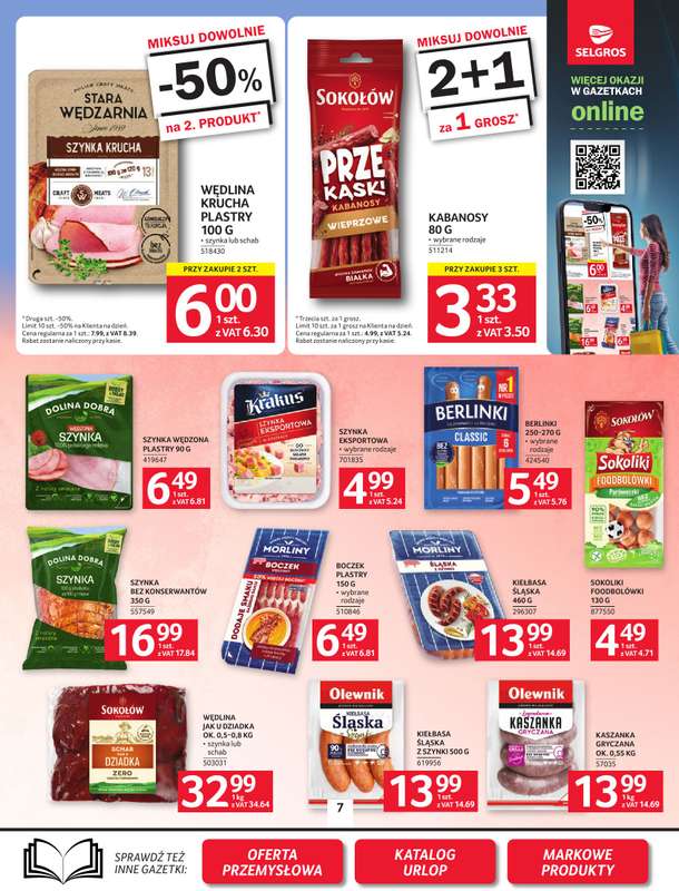 Selgros - gazetka promocyjna Oferta spożywcza od czwartku 02.07 do środy 15.07 - strona 7