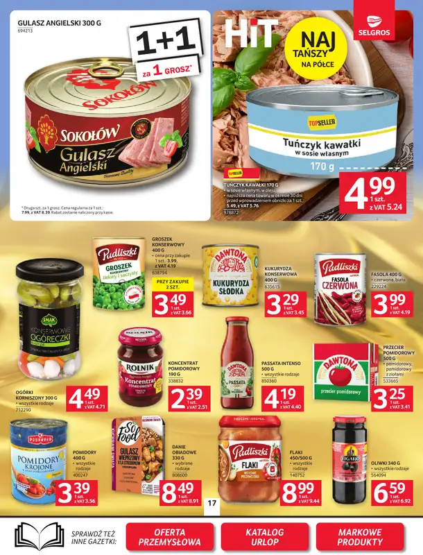 Selgros - gazetka promocyjna Oferta spożywcza od czwartku 02.07 do środy 15.07 - strona 17