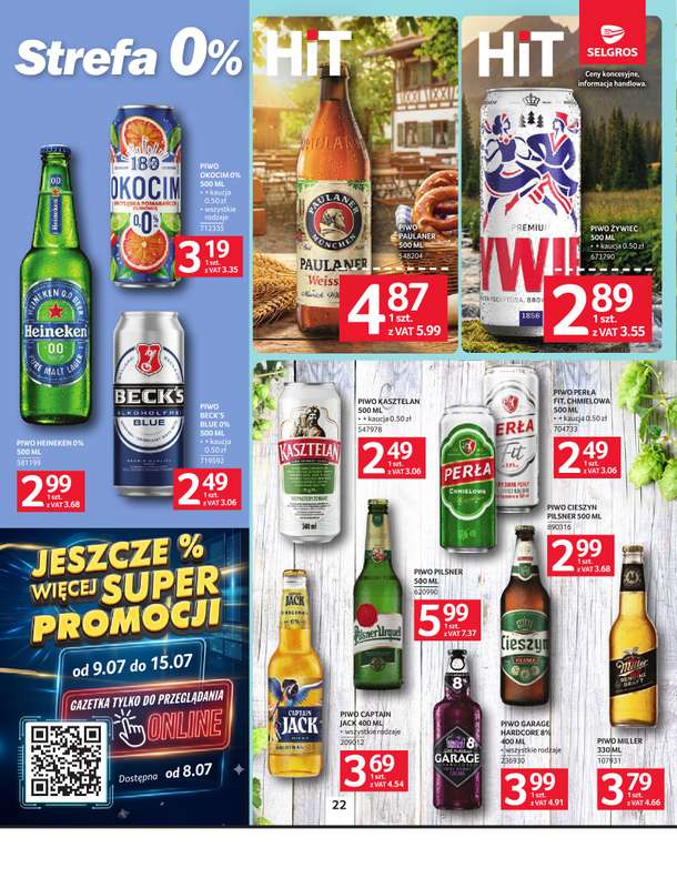 Selgros - gazetka promocyjna Oferta spożywcza od czwartku 02.07 do środy 15.07 - strona 22