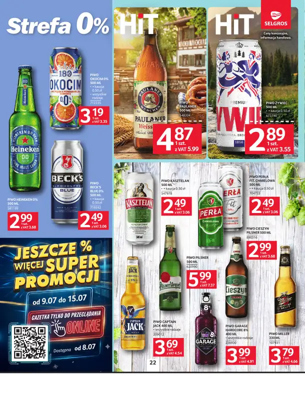 Selgros - gazetka promocyjna Oferta spożywcza od czwartku 02.07 do środy 15.07 - strona 22