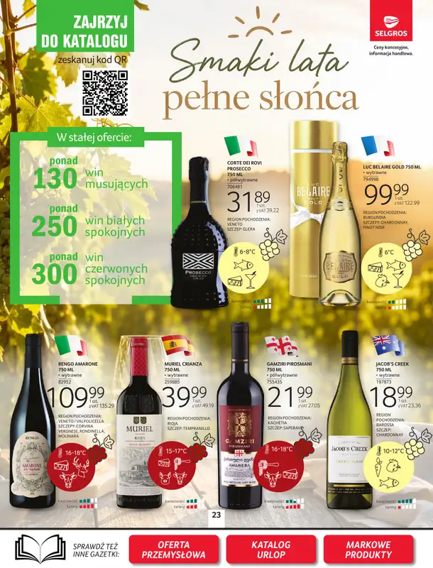 Selgros - gazetka promocyjna Oferta spożywcza od czwartku 02.07 do środy 15.07 - strona 23