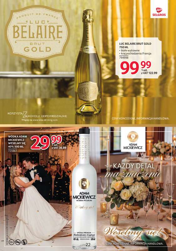 Selgros - gazetka promocyjna Katalog Markowe Produkty od czwartku 02.07 do środy 15.07 - strona 22