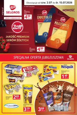 Selgros - gazetka promocyjna Specjalna oferta jubileuszowa od czwartku 02.07 do środy 15.07