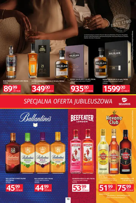 Selgros - gazetka promocyjna Specjalna oferta jubileuszowa od czwartku 02.07 do środy 15.07 - strona 10