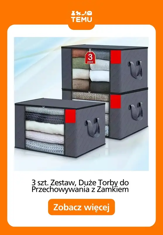 Temu - gazetka promocyjna Szafa i przechowywanie prania od poniedziałku 29.06  - strona 10