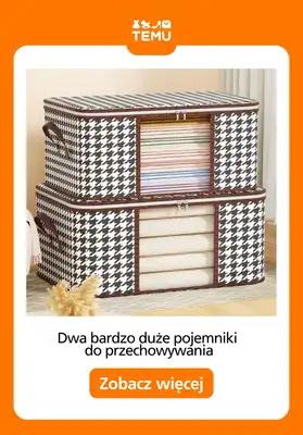 Temu - gazetka promocyjna Szafa i przechowywanie prania od poniedziałku 29.06  - strona 8
