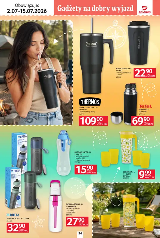 Selgros - gazetka promocyjna Katalog Urlop od czwartku 02.07 do środy 15.07 - strona 24