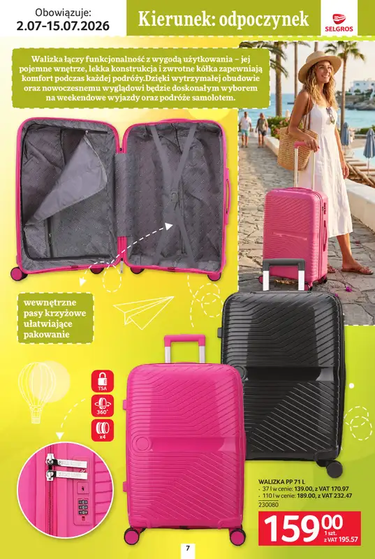 Selgros - gazetka promocyjna Katalog Urlop od czwartku 02.07 do środy 15.07 - strona 7