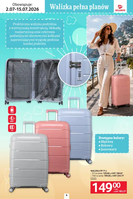 Selgros - gazetka promocyjna Katalog Urlop od czwartku 02.07 do środy 15.07 - strona 6