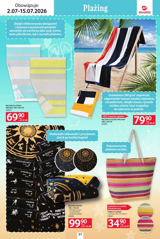 Selgros - gazetka promocyjna Katalog Urlop od czwartku 02.07 do środy 15.07 - strona 21