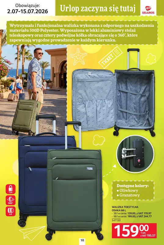 Selgros - gazetka promocyjna Katalog Urlop od czwartku 02.07 do środy 15.07 - strona 10