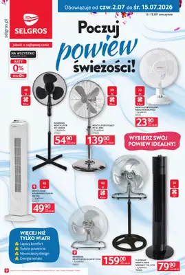 Selgros - gazetka promocyjna Katalog Wentylatory od czwartku 02.07 do środy 15.07