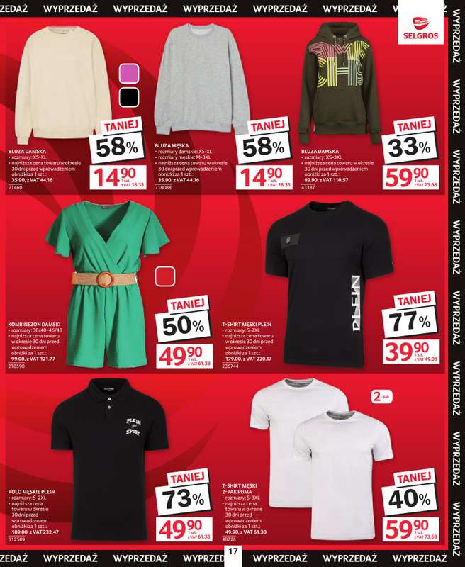 Selgros - gazetka promocyjna Katalog Wyprzedaż od czwartku 02.07 do środy 15.07 - strona 17