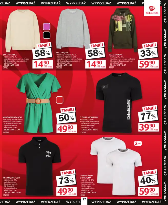 Selgros - gazetka promocyjna Katalog Wyprzedaż od czwartku 02.07 do środy 15.07 - strona 17