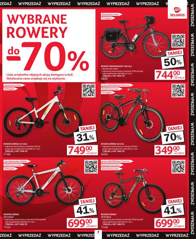 Selgros - gazetka promocyjna Katalog Wyprzedaż od czwartku 02.07 do środy 15.07 - strona 7