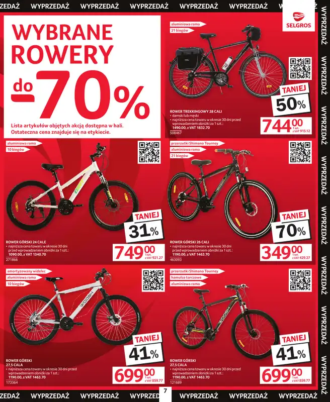 Selgros - gazetka promocyjna Katalog Wyprzedaż od czwartku 02.07 do środy 15.07 - strona 7