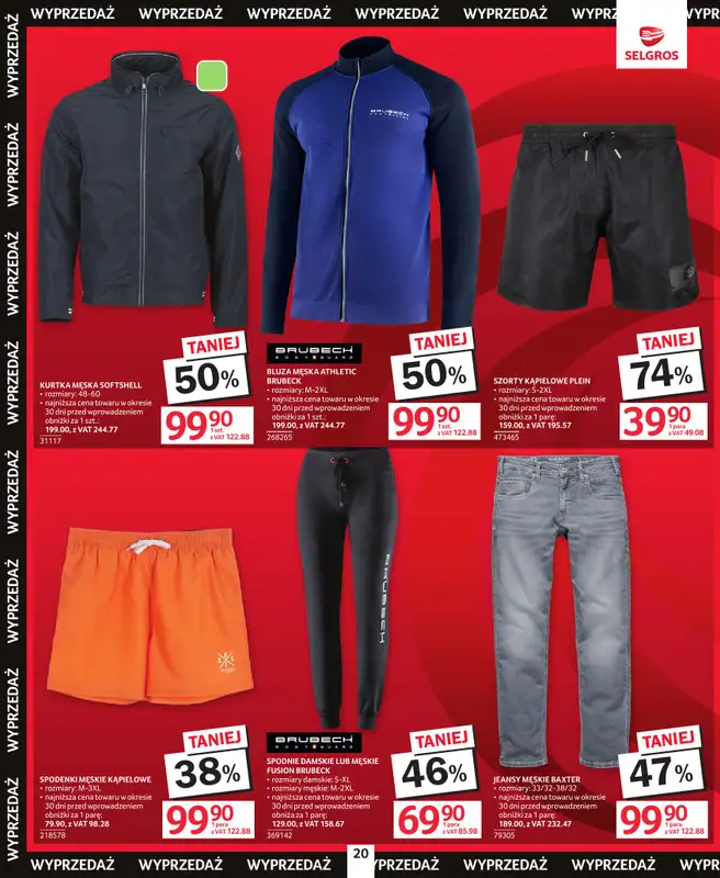 Selgros - gazetka promocyjna Katalog Wyprzedaż od czwartku 02.07 do środy 15.07 - strona 20