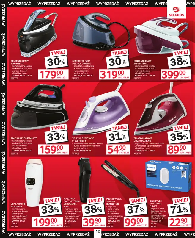 Selgros - gazetka promocyjna Katalog Wyprzedaż od czwartku 02.07 do środy 15.07 - strona 12