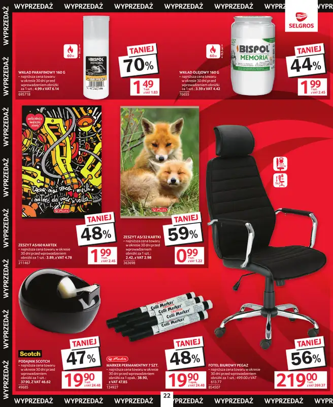 Selgros - gazetka promocyjna Katalog Wyprzedaż od czwartku 02.07 do środy 15.07 - strona 22