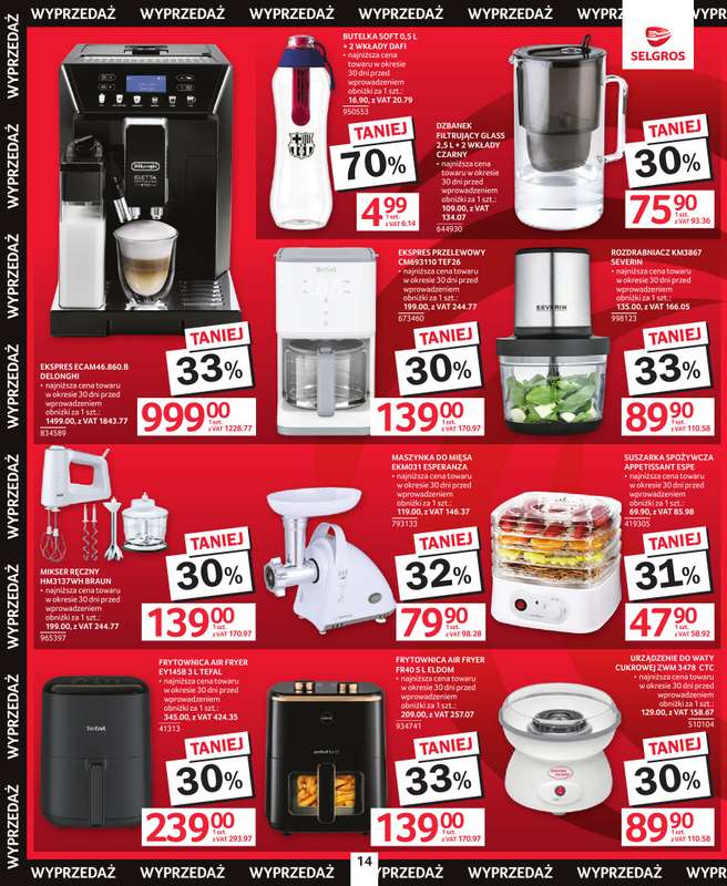 Selgros - gazetka promocyjna Katalog Wyprzedaż od czwartku 02.07 do środy 15.07 - strona 14