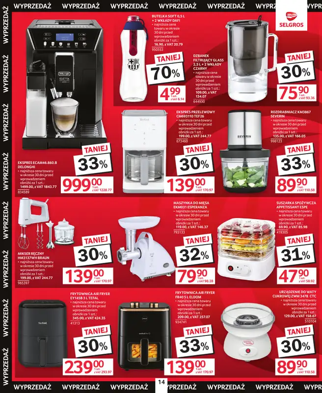 Selgros - gazetka promocyjna Katalog Wyprzedaż od czwartku 02.07 do środy 15.07 - strona 14