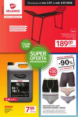 Selgros - gazetka promocyjna Oferta weekendowa od czwartku 02.07 do soboty 04.07