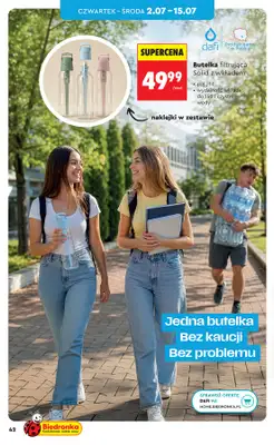 Biedronka - gazetka promocyjna Hity i inspiracje, od 27.06 od soboty 27.06 do środy 15.07 - strona 44