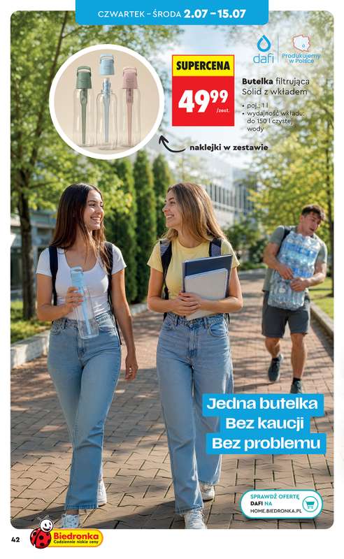 Biedronka - gazetka promocyjna Hity i inspiracje, od 27.06 od soboty 27.06 do środy 15.07 - strona 44