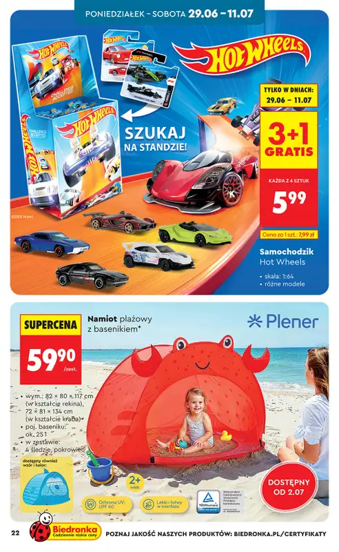 Biedronka - gazetka promocyjna Hity i inspiracje, od 27.06 od soboty 27.06 do środy 15.07 - strona 24