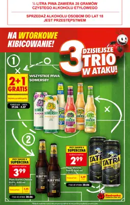 Biedronka - gazetka promocyjna Wtorkowe kibicowanie od wtorku 30.06 do wtorku 30.06 - strona 2