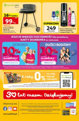 Auchan - gazetka promocyjna Gazetka 30 Lat Hipermarket Auchan od czwartku 02.07 do środy 08.07 - strona 41